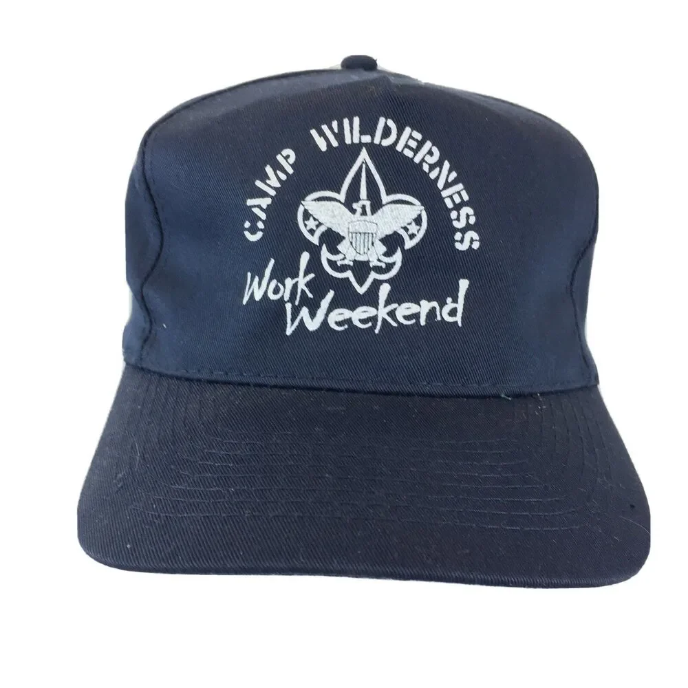 Camp Wilderness Work Weekend Boy Scouts of America Cap Hat Snapback Otto Cap - Picture 1 of 4